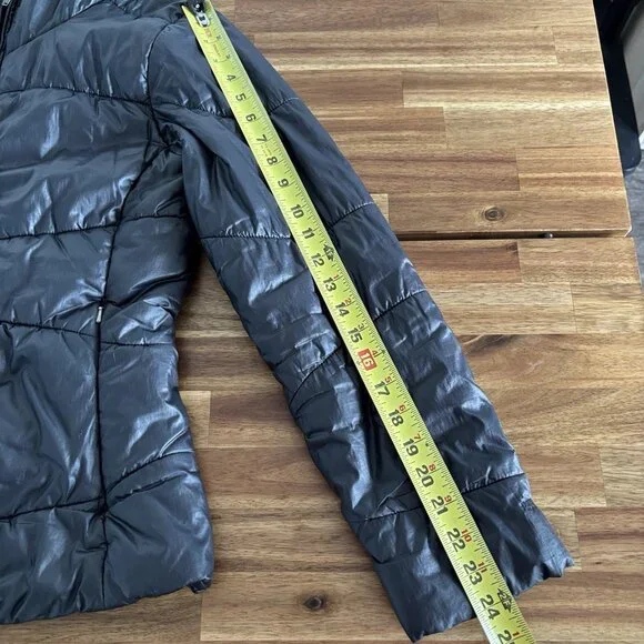 Patagonia Women Lidia Insulated Puffer Quilted Jacket Hooded Black Small Outdoor - Picture 14 of 16